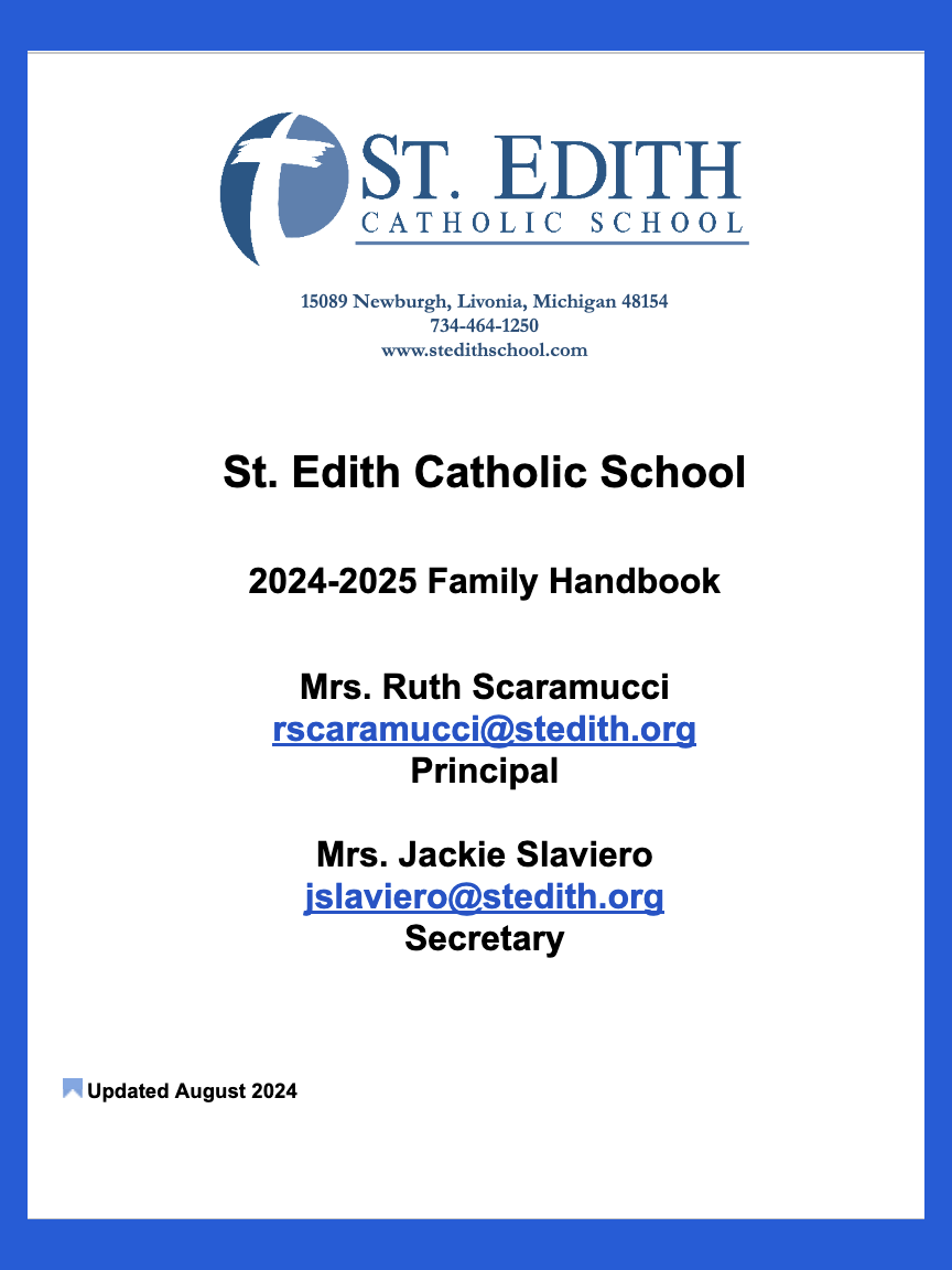 24-25 Family Handbook